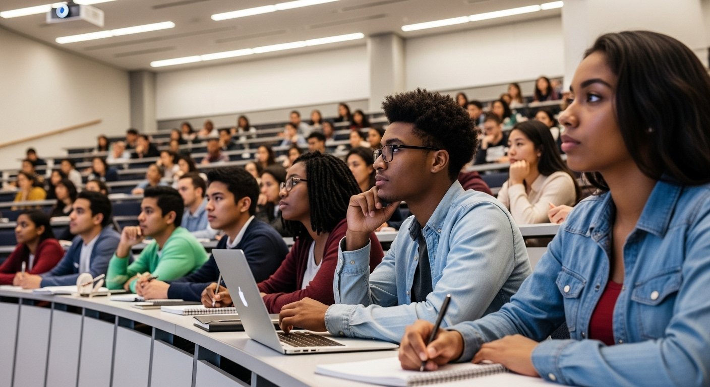 Students Engaged in a Lecture